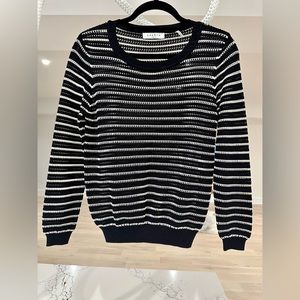 Sandro Black and gold sweater women’s size 1